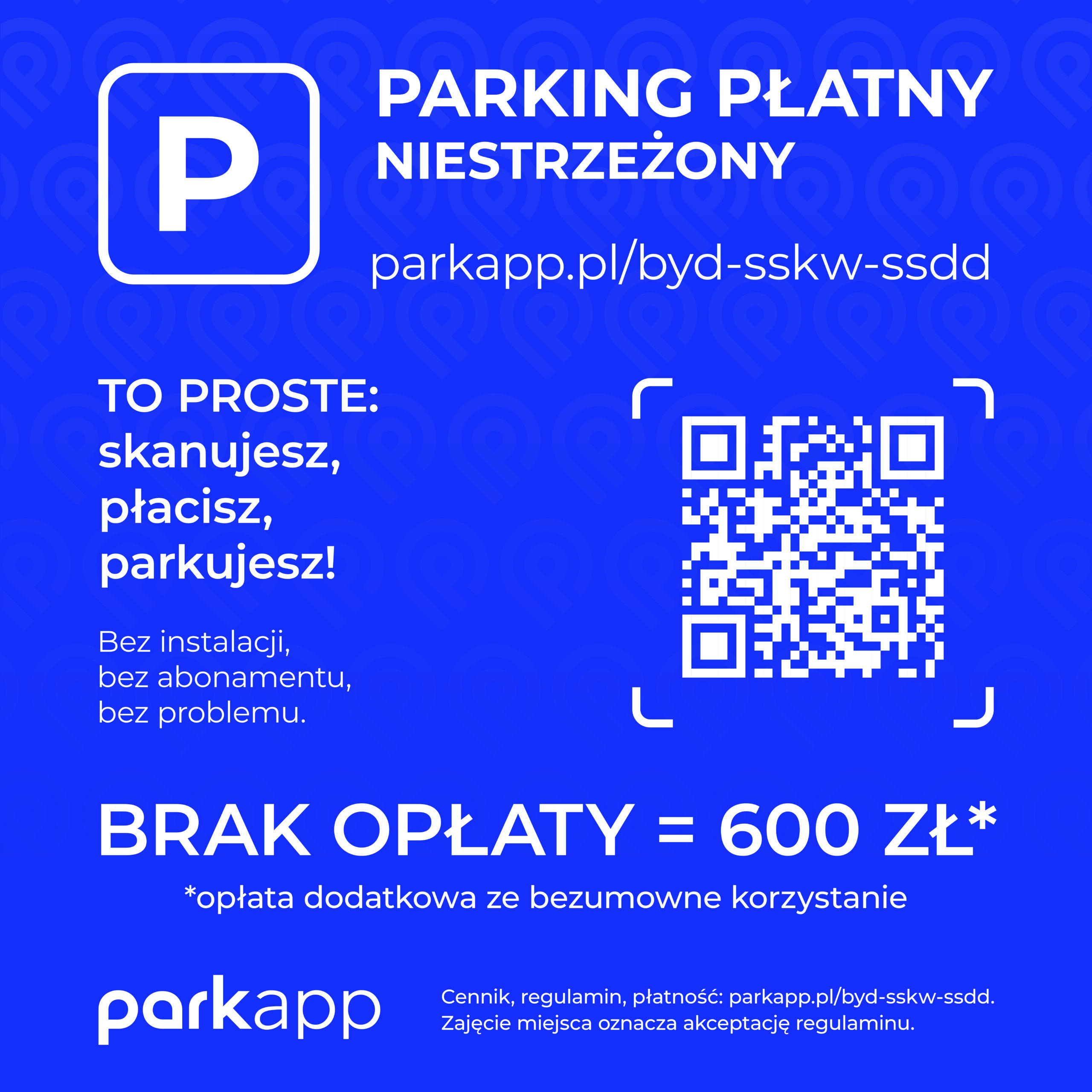 Banner główny rozwijany niebieski