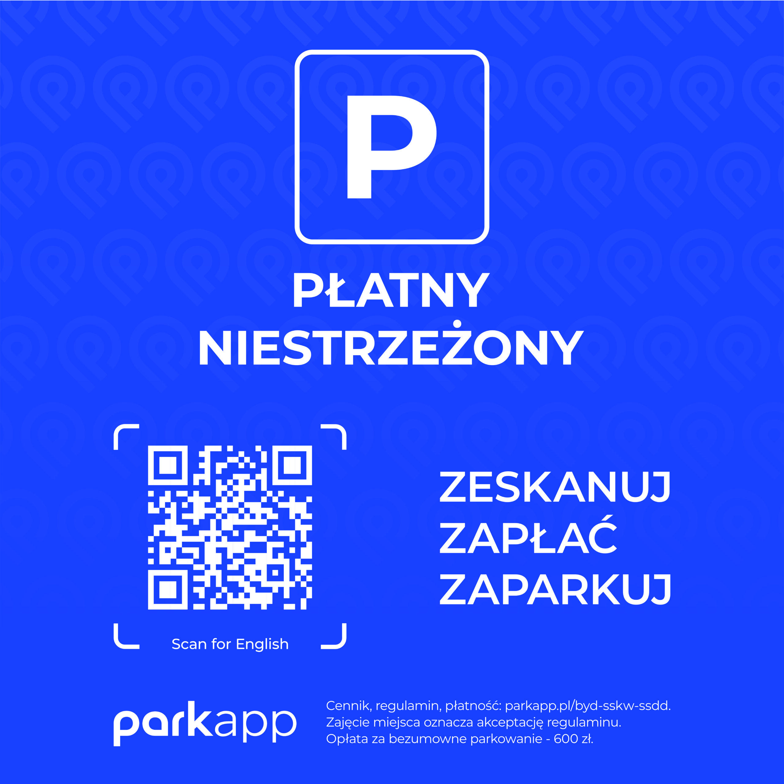 Banner główny rozwijany niebieski uproszczony